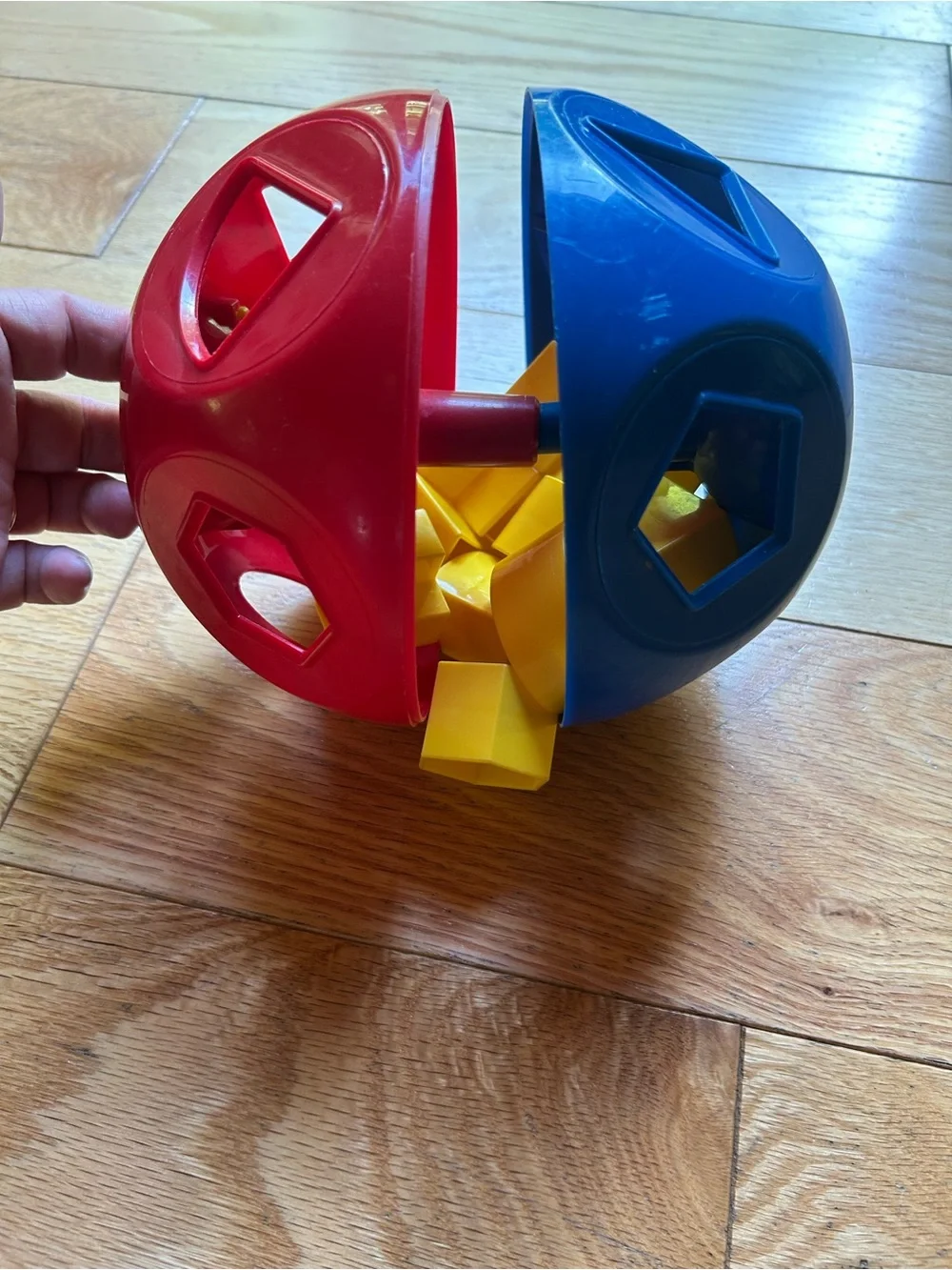 Classic Shape Sorter Ball Toy - Red, Blue & Yellow